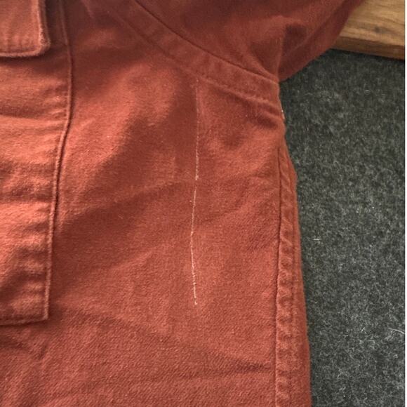 Hill City Men's Hybrid Oxford  Button-up Long Sleeve Shirt, Rust, Size S, EUC - Picture 6 of 6